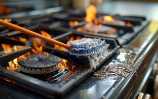 Nettoyage efficace du dessus d’une cuisinière à bois : astuces et conseils