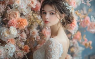 Assortir les couleurs de votre robe et de la décoration pour un mariage princesse