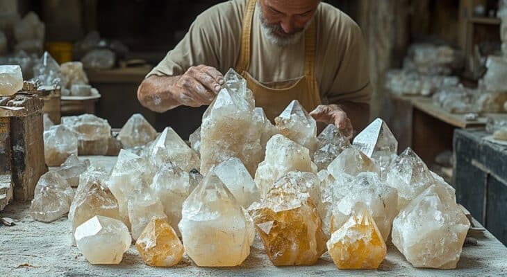 Les défis des fabricants artisanaux de pierres de lithothérapie : entre tradition et innovation