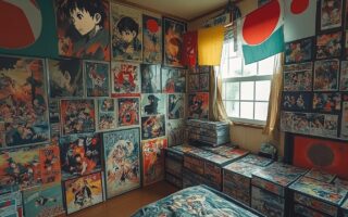 Des posters, stickers et drapeaux manga pour une déco originale et colorée