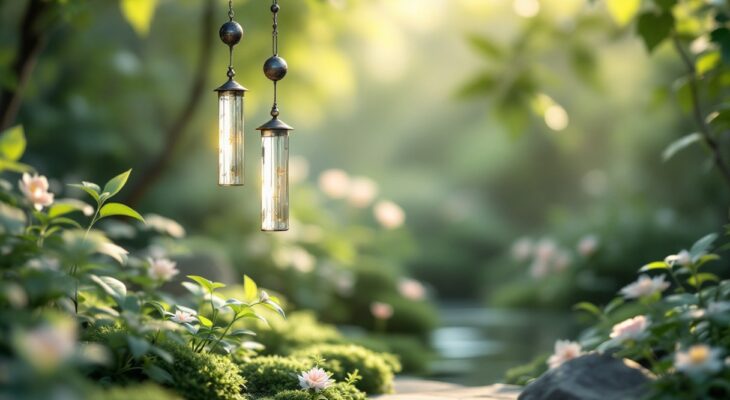 L’influence des carillons sur l’ambiance zen du jardin