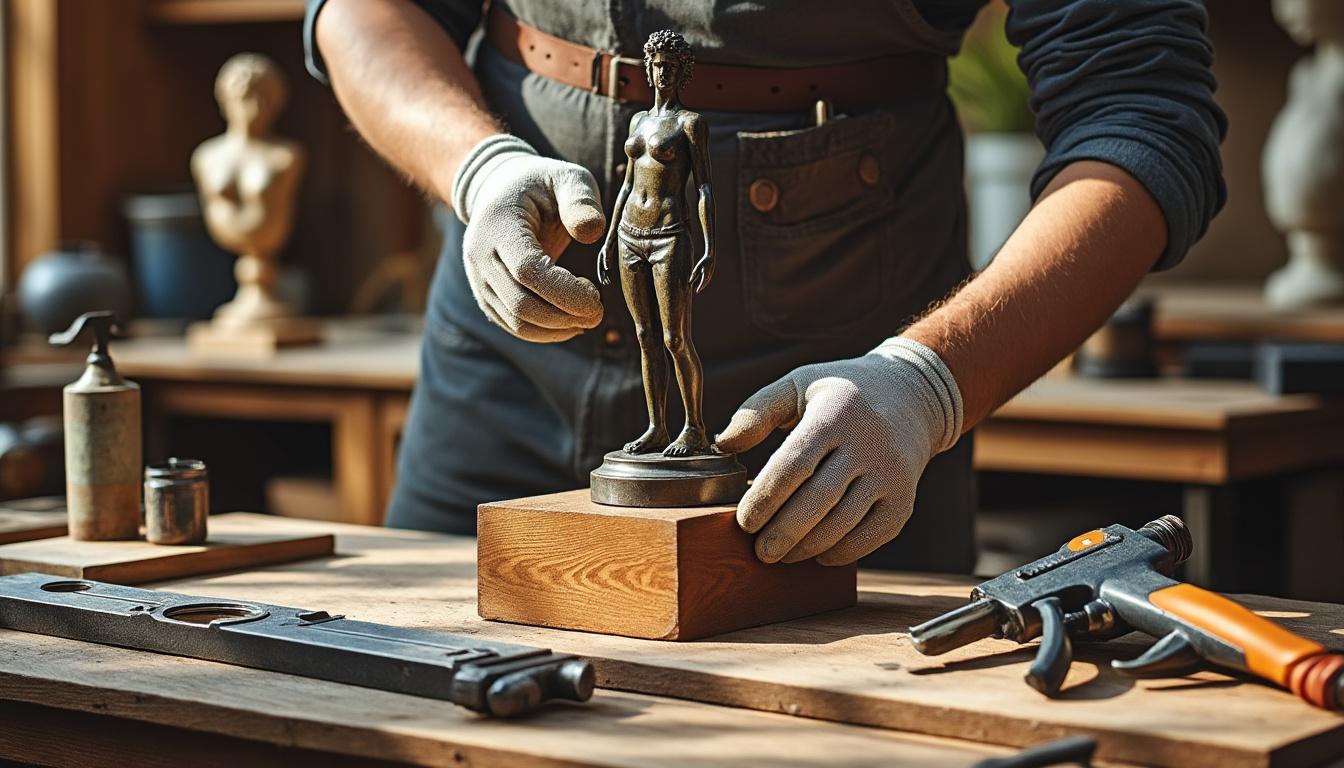 découvrez nos conseils pratiques pour fixer solidement une sculpture sur un socle : choix des matériaux, étapes de fixation et astuces pour garantir stabilité et sécurité à votre œuvre d'art.