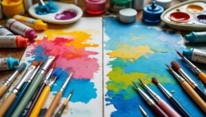 découvrez comment choisir entre peinture acrylique et peinture à l'huile grâce à nos conseils pratiques pour débutants et artistes confirmés.