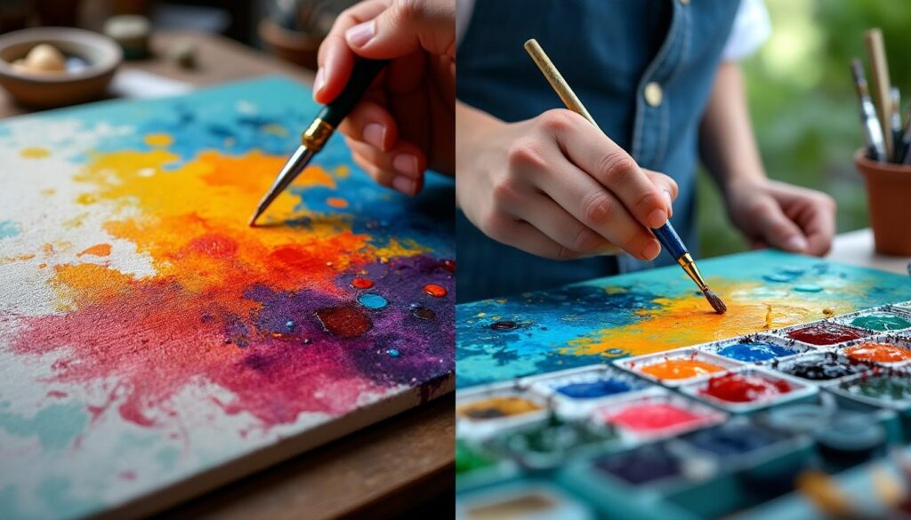 découvrez notre comparatif complet entre la peinture à l’huile et la peinture acrylique pour choisir la meilleure option selon vos besoins artistiques.