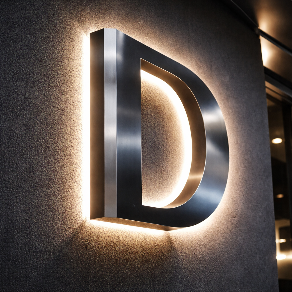 Lettres rétro-éclairées l’élégance lumineuse au service de votre visibilité