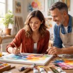 découvrez notre atelier de peinture artistique dédié aux mamans créatives, avec des cours particuliers personnalisés pour exprimer votre talent et vivre un moment de détente unique.